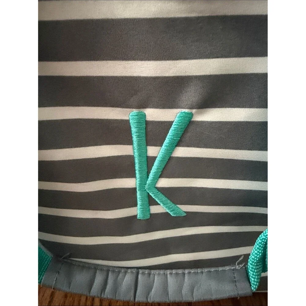 Initials Inc. Park Pack Cooler with Embroidered 'K' New with Tags